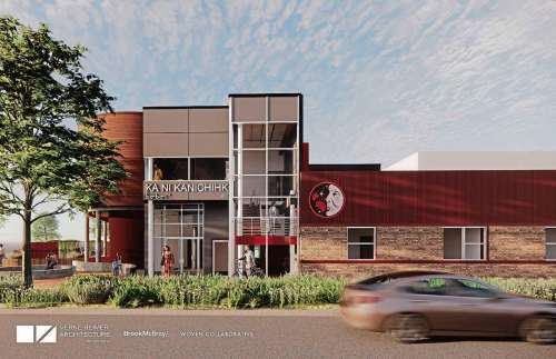 Supplied photo
An artist's rendering of the expansion at Ka Ni Kanichihk shows the vision for the new centre.