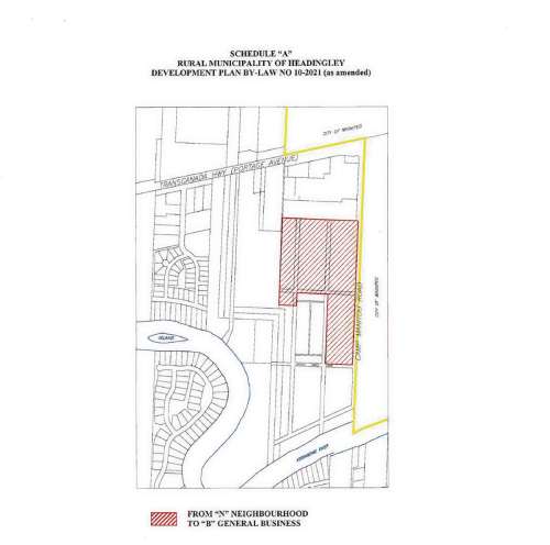 Supplied image
This parcel of land west of Camp Manitou Road has been rezoned by the R.M. of Headingley so a proposed movie studio can be constructed.