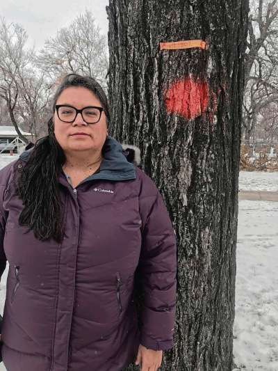 Sheldon Birnie
Lisa Forbes, pictured here in 2019, is a member of the Glenelm Neighbourhood Association’s tree committee and the Trees Please Winnipeg Coalition. The coalition is calling for an increase to the city’s urban forestry budget, and pushing city planners and politicians to consider trees as infrastructure and invest accordingly. (SHELDON BIRNIE/CANSTAR/THE HERALD