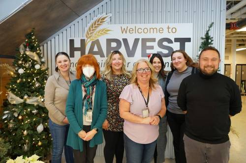 Supplied photo
                                President and CEO Vince Barletta (at right) and the team at Harvest Manitoba have been working hard to meet the needs of Manitobans.