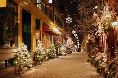 Dreamstime
                                Christmas in Quebec City – one of Canada’s oldest cities – is like living in a Christmas card