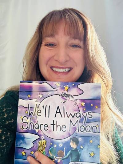 Photo by Andrea Geary
                                Shannon Savory said it took her 11 years to finish her first children’s book, but now she has five more on the go.