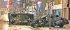 SHAUN MCLEOD / WINNIPEG FREE PRESS ARCHIVES
Tony Lanzellotti’s cab, right, and the stolen Avalanche at Portage Avenue and Maryland Street one year ago.