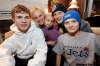 John Woods / Winnipeg Free Press
Sirpa Selanne and her children (from left) Eemil, Veera, Eetu and Leevi are excited to be in Winnipeg for Anaheim's game against the Jets.
