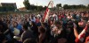 Phil Hossack / Winnipeg Free Press
Elders, activists, citizens and family gather for a vigil at the Alexander Docks Tuesday in memory of Faron Hall and Tina Fontaine, whose bodies were pulled from the Red River Sunday.