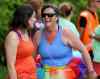 Trevor Hagan / Winnipeg Free Press
Kelly Seneshen (left) and Liz Hanes take part in the inaugural Pride Run.