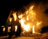 GIL SEGOVIA, DIGITAL NOISE PHOTOGRAPHY / CANWEST NEWS SERVICE ARCHIVES 
The farmhouse in Kipling, Sask., where two boys were molested, burns.