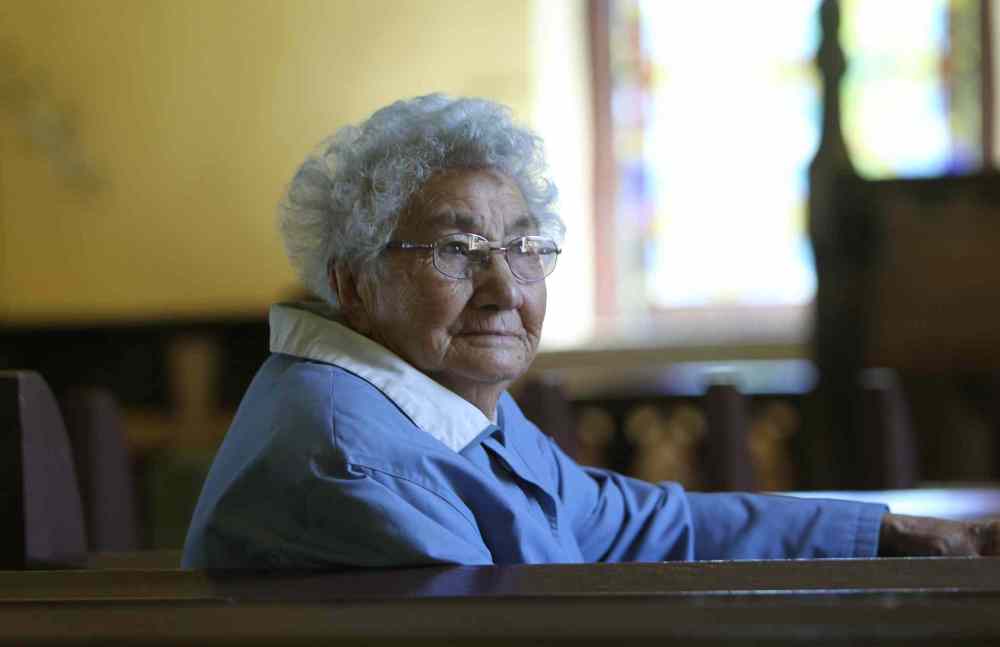 Olive Lillie's family stayed in the Selkirk area after the forced removal from Peguis. (Ruth Bonneville / Winnipeg Free Press)