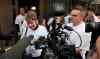 PHIL HOSSACK / WINNIPEG FREE PRESS 
Cooper Nemeth's mom Gaylene and her husband Brent (right) face the media following the sentencing.