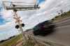 JOHN WOODS / WINNIPEG FREE PRESS
A rarely used railway crossing on Lagimodière Boulevard and Springfield Road.