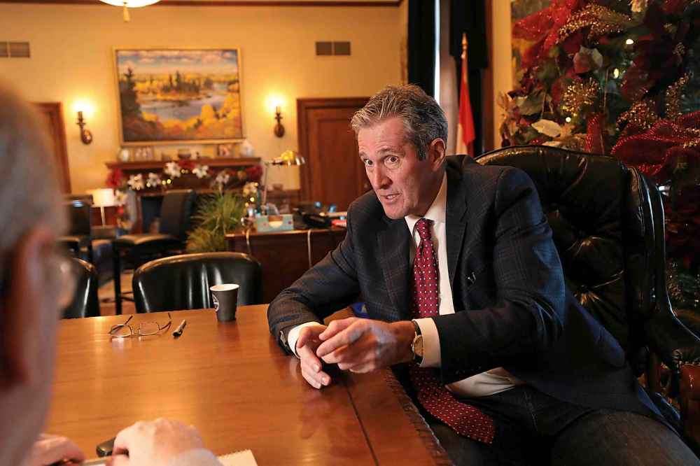 RUTH BONNEVILLE / WINNIPEG FREE PRESS
Premier Brian Pallister