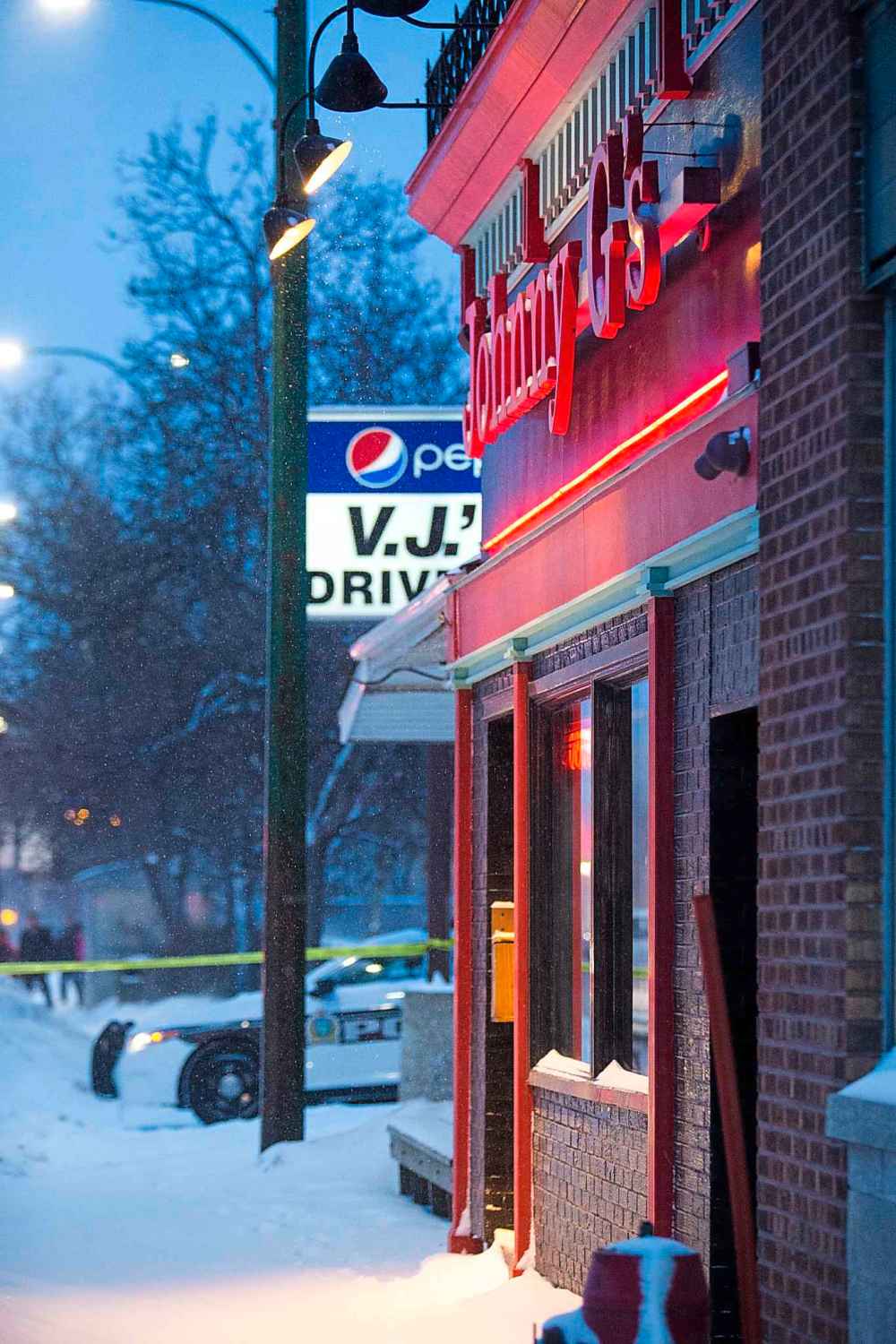 The witness pointed the two men out to his friends and, as they were in mid-conversation, gunfire rang out. It came in two bursts, the witness said — an initial shot, followed by a series in close succession. (Mikaela MacKenzie / Free Press files)