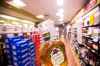 MIKAELA MACKENZIE / WINNIPEG FREE PRESS

Bottle locks, an example of the new theft prevention measures, are seen at the St. James Superstore Liquor Mart in Winnipeg.