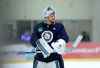 RUTH BONNEVILLE  /  WINNIPEG FREE PRESS
“I really liked his camp, he’s been solid and good. Had a day off there off of back-to-back, I thought he was the right guy to go,” Jets head coach Maurice said.