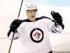 JOE BRYKSA / WINNIPEG FREE PRESS
Jets rookie Mark Scheifele celebrates his third-period goal Tuesday night. It was his second goal and fourth point of the game.
