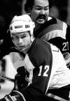 KEN  GIGLIOTTI / WINNIPEG FREE PRESS archives
Jets sniper Morris Lukowich lit the lamp many a time. Harold Snepts... not so much.