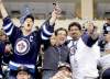 BORIS MINKEVICH / WINNIPEG FREE
Trevor Hagan / Winnipeg Free PressThe lucky ones who secured tickets were just happy to be at the MTS Centre for the Jets� opener.