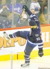 Phil Hossack / Winnipeg Free Press Nik Antropov celebrates a goal during the breakaway competition Tuesday night at the MTS Centre.