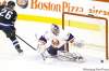 John Woods / Winnipeg Free Press 
Jets forward Blake Wheeler lost control of the puck and it trickled harmlessly wide of Islanders goalie Evgeni Nabokov during Tuesday night's shootout.