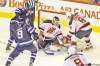 ruth bonneville / winnipeg free pressDevils goalie Martin Brodeur was able to fend off a frantic Jets attack late in the third when the Jets� net was empty and an extra attacker was on the ice.