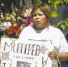 TREVOR HAGAN / WINNIPEG FREE PRESS ARCHIVES Amanda Sinclair at a vigil for her slain sister.
