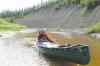 BARTLEY KIVES / WINNIPEG FREE PRESS
A decked canoe � such as the one here, at the mouth of the Tachipo River � sheds most of the water from standing waves.