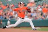 Baltimore Orioles starting pitcher Thomas Eshelman delivers to a Boston Red Sox batter during the second inning of a baseball game, Saturday, July 20, 2019, in Baltimore. (AP Photo/Julio Cortez)