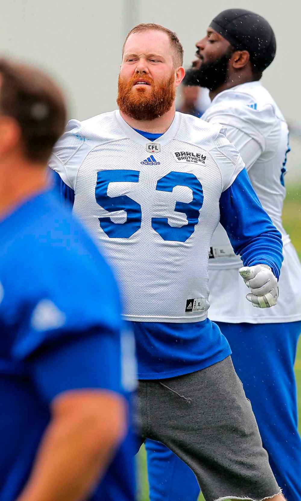 BORIS MINKEVICH / WINNIPEG FREE PRESS FILES
Winnipeg Blue Bombers offensive lineman Patrick Neufeld missed training camp due to injury.
