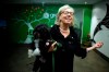 Green Party leader Elizabeth May holds her Havanese dog Xiomara before announcing a guaranteed livable income policy for seniors during a press conference in Victoria, B.C., on Thursday, October 3, 2019. THE CANADIAN PRESS/Chad Hipolito
