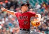 Arizona Diamondbacks pitcher Luke Weaver throws against the San Francisco Giants during the first inning of a baseball game in San Francisco, Sunday, May 26, 2019. (AP Photo/Tony Avelar)