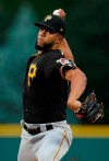 Pittsburgh Pirates starting pitcher Dario Agrazal throws to the plate against the Colorado Rockies during the first inning of a baseball game, Friday, August 30, 2019, in Denver. (AP Photo/Jack Dempsey)