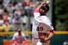 Colorado Rockies starting pitcher Antonio Senzatela throws against the San Diego Padres in the first inning of a baseball game in Denver, Sunday, May 12, 2019. (AP Photo/Joe Mahoney)