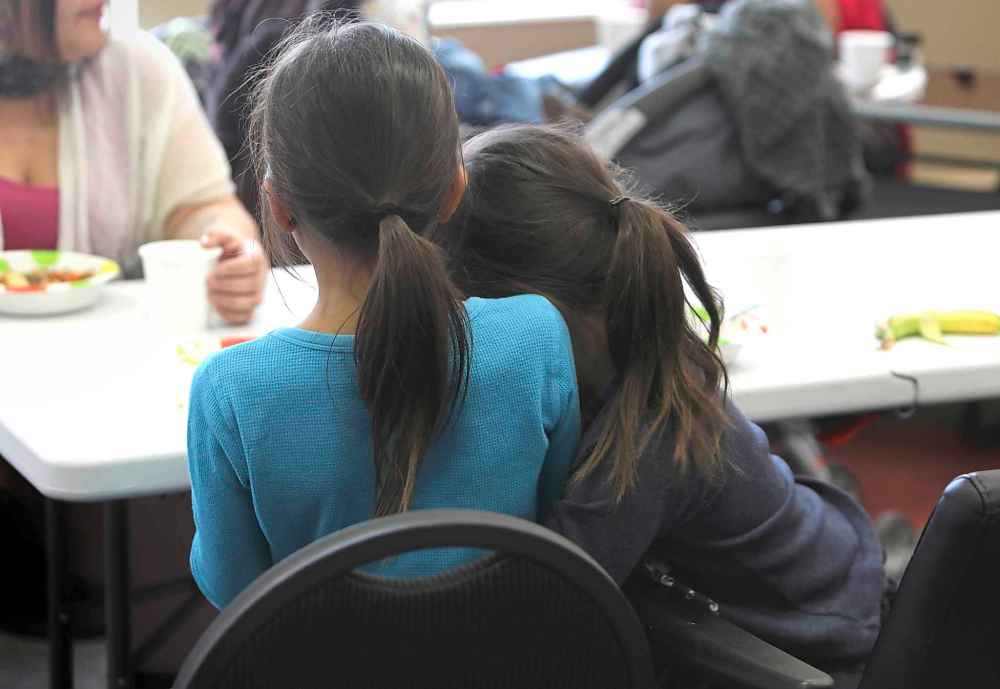 RUTH BONNEVILLE / WINNIPEG FREE PRESS
Thanks in part to federal funding in 2017, the First Nations Family Advocate office offers day programs, like sharing circles and parenting programs and a child-minding room full of toys.