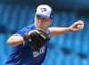 Toronto Blue Jays starting pitcher Clayton Richard throws against the Arizona Diamondbacks in the first inning of their MLB Interleague baseball game in Toronto on June 9, 2019. The Toronto Blue Jays reinstated left-hander Clayton Richard from the 10-day injured list on Monday. Richard, who hasn't pitched since July 13, has been limited to just 10 starts (45 1/3 innings) this season. THE CANADIAN PRESS/Fred Thornhill