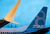 A winglet and the vertical stabilizer of the first Boeing 737 MAX airplane to roll off Boeing's assembly line in Renton, Wash., are shown before an employee-only rollout event. THE CANADIAN PRESS/AP, Ted S. Warren