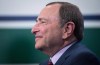NHL Commissioner Gary Bettman listens after announcing the 2019 NHL Entry Draft will be held in Vancouver, during a news conference in Vancouver on Wednesday, February 28, 2018. THE CANADIAN PRESS/Darryl Dyck