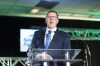 Premier Scott Moe speaks during the 2019 Saskatchewan Party Convention in Regina on Saturday, October 5, 2019. Saskatchewan Premier Scott Moe says he's a frustrated federalist and that there's a fire burning in Western Canada. THE CANADIAN PRESS/Michael Bell