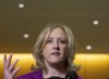 Lisa Raitt, Deputy Leader of the Conservative Party talks to reporters during a break of the Conservative caucus on Parliament Hill in Ottawa on Friday, January 25, 2019. The Conservatives are asking the federal judicial affairs commissioner to investigate the leak of confidential information about former justice minister Jody Wilson-Raybould's controversial choice for chief justice of the Supreme Court of Canada. THE CANADIAN PRESS/Fred Chartrand