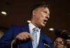 People's Party of Canada leader Maxime Bernier speaks to reporters at the PPC National Conference in Gatineau, Que. on Sunday, Aug. 18, 2019. Bernier secured an invitation Monday to two official leaders' debates in October.THE CANADIAN PRESS/Justin Tang