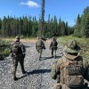 RCMP search an area near Gillam, Man. in this photo posted to their Twitter page on Tuesday, July 30, 2019. The deputy mayor of a northern Manitoba community at the centre of a massive manhunt says it will be a long time before things return to normal.THE CANADIAN PRESS/HO, Twitter, Manitoba RCMP, @rcmpmb *MANDATORY CREDIT*