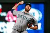 Seattle Mariners relief pitcher Anthony Bass throws to a Minnesota Twins batter during the ninth inning of a baseball game Wednesday, June 12, 2019, in Minneapolis. The Toronto Blue Jays have claimed right-hander Anthony Bass off waivers from the Seattle Mariners. THE CANADIAN PRESS/AP, Bruce Kluckhohn
