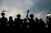 Violent unrest in Hong Kong is the latest geopolitical threat prompting Canadian companies to review their safety measures for overseas employees, say security experts. Students form a human chain during an anti-government protest in Sha Tin district in Hong Kong, Thursday, Sept. 19, 2019. THE CANADIAN PRESS/AP-Kin Cheung