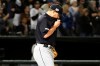 Cleveland Indians starting pitcher Aaron Civale reacts after giving up a three-run home run to Chicago White Sox's James McCann during the fourth inning of a baseball game Thursday, Sept. 26, 2019, in Chicago. (AP Photo/David Banks)