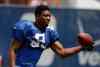 AP Photo/Darron Cummings
Indianapolis Colts' Duron Carter (9) makes a catch during NFL football training camp Monday, Aug. 10, 2015, in Anderson, Ind.