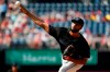 Miami Marlins starting pitcher Sandy Alcantara follows through during the second inning of a baseball game against the Washington Nationals, Saturday, May 25, 2019, in Washington. (AP Photo/Jacquelyn Martin)