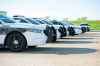 Mike Sudoma / Winnipeg Free Press

Police cars are all lined up and ready for members of media to take them for a drive through different courses Monday morning during a Traffic Safety Dept open house in West St.Paul.

October 7, 2019