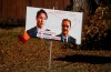 A lawn sign targeting Minister of Natural Resources Amarjeet Sohi and and Liberal Leader Justin Trudeau is seen in Edmonton, Alta., on Thursday, Oct. 3, 2019. Edmonton police say an election lawn sign depicting a target on the forehead of Trudeau and local candidate Sohi is being investigated by the hate crime unit. THECANADIAN PRESS/Jason Franson
