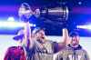 CP
Winnipeg Blue Bombers' Jake Thomas lifts the Cup as head coach Mike O'Shea looks on as they celebrate winning the 107th Grey Cup against the Hamilton Tiger Cats in Calgary, Alta., Sunday, November 24, 2019. THE CANADIAN PRESS/Frank Gunn