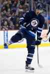 JOHN WOODS / THE CANADIAN PRESS
Winnipeg Jets' Mark Scheifele (55) celebrates his goal on Colorado Avalanche's goalie Semyon Varlamov (1) during second period NHL action in Winnipeg on Saturday, March 12.