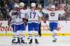 JOHN WOODS / THE CANADIAN PRESS
Montreal Canadiens' Andrew Shaw (65), Jeff Petry (26), Brett Kulak (17) and Artturi Lehkonen (62) celebrate Petry's goal against the Winnipeg Jets during second period NHL action in Winnipeg on Saturday, March 28, 2019.